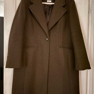 DKNY Dark Brown Trench Coat